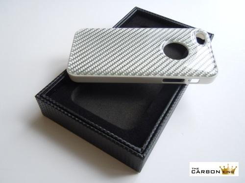 THE CARBON KING iPHONE 5 CASE IN ALUTEXT ALUMINIUM WEAVE WITH PRESENTATION BOX