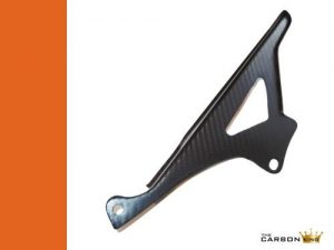 THE CARBON KING APRILIA RSV4 TUONO V4 CARBON FIBRE UPPER CHAIN GUARD MATT SATIN