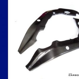 BMW S1000RR 09-2014 CARBON FIBRE FRAME PROTECTORS IN TWILL WEAVE