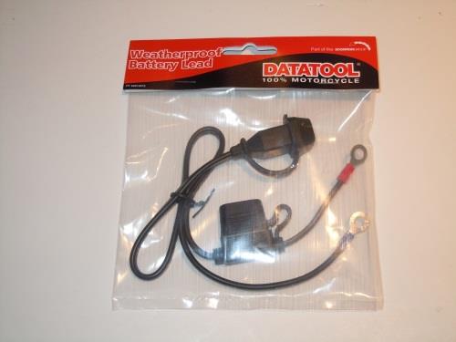 DATATOOL BATTERY CONDITIONER/CHARGER FLY LEAD FOR MOTORCYCLE FIT SMART CHARGER
