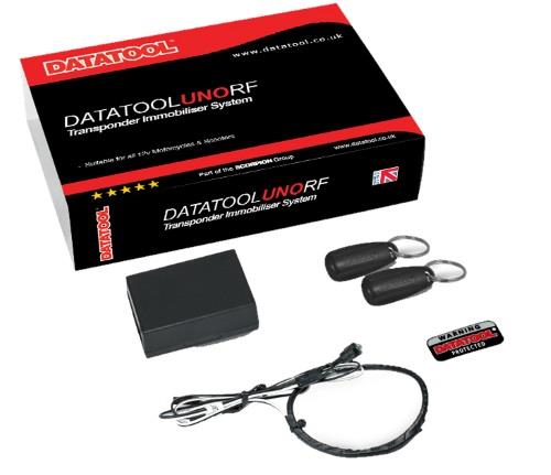 DATATOOL UNO RF SELF FIT MOTORCYCLE & SCOOTER IMMOBILISER WITH 2 TRANSPONDERS