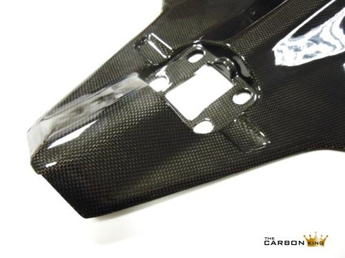 DUCATI 848 1098 1198 CARBON FIBRE TAIL UNDERTRAY IN GLOSS PLAIN WEAVE UNDER TRAY