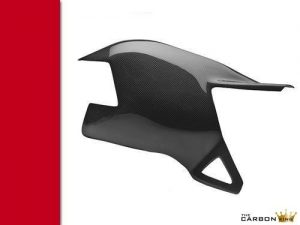 THE CARBON KING 848 1098 1198 SWING ARM COVER IN PLAIN CARBON FIBRE FIBER DUCATI