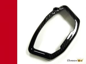 DUCATI 848 1098 1198 CARBON FIBRE DASH SURROUND IN TWILL WEAVE FIBER CLOCK
