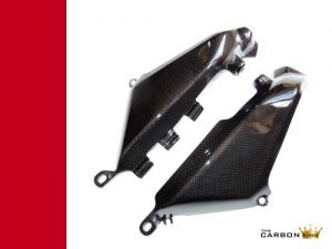 THE CARBON KING DUCATI 696 796 1100 MONSTER CARBON FIBRE RADIATOR COVERS FIBER