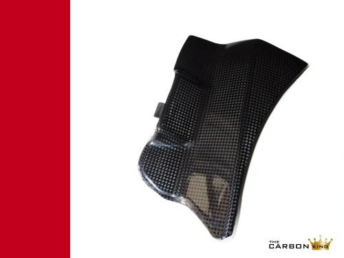 THE CARBON KING DUCATI 1199 PANIGALE CARBON FIBRE BATTERY COVER IN PLAIN WEAVE