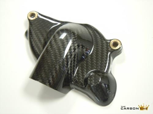 DUCATI 848 1098 1198 749 999 S4RS 998 CARBON FIBRE WATER PUMP COVER TWILL GLOSS