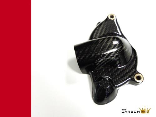 DUCATI 848 1098 1198 749 999 S4RS 998 CARBON FIBRE WATER PUMP COVER TWILL GLOSS