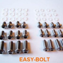 EASY-BOLT M5 & M6 MIXED SIZE SELECTION PACK OF 24 STAINLESS BOLTS INC 24 WASHERS