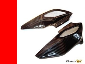 MV AGUSTA BRUTALE 800 675 DRAGSTER CARBON FIBRE AIR INTAKE COVERS IN TWILL WEAVE