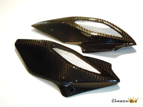 MV AGUSTA BRUTALE 800 675 DRAGSTER CARBON FIBRE AIR INTAKE COVERS IN TWILL WEAVE