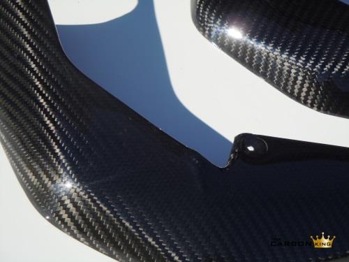 MV AGUSTA BRUTALE 800 DRAGSTER CARBON FIBRE RADIATOR COVERS IN TWILL WEAVE 675