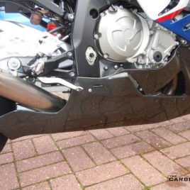 BMW S1000RR 2019-14 CARBON FIBRE RACING BELLY PAN (COLLECTION ONLY) FIBER