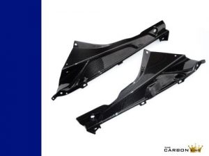 BMW S1000RR 2009-14 CARBON FIBRE UPPER FAIRING INFILL PANELS (PAIR) FIBER
