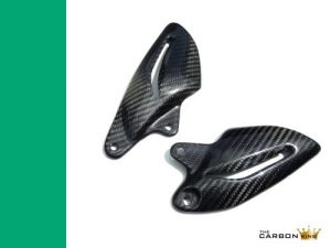 THE CARBON KING STREET TRIPLE CARBON FIBRE HEEL GUARDS 2013 - 2016 FIBER TRIUMPH