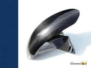 YAMAHA R1M 2015 16 17 18 CARBON FIBRE FRONT FENDER IN TWILL R1M FIBER MUDGUARD