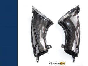 THE CARBON KING YAMAHA R1 2007-08 CARBON FIBRE RAM AIR INTAKE TUBES FIBER 07 08