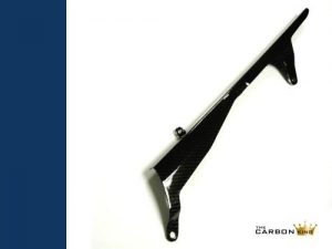 YAMAHA R6 2017 ONWARDS CARBON FIBRE CHAIN GUARD IN TWILL GLOSS WEAVE FIBER