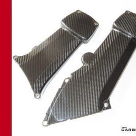 DUCATI 600/750 SS CARBON FIBRE CAMBELT COVERS IN TWILL WEAVE