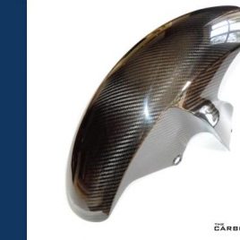 YAMAHA R6 2006-16 CARBON FIBRE FRONT MUDGUARD IN TWILL WEAVE