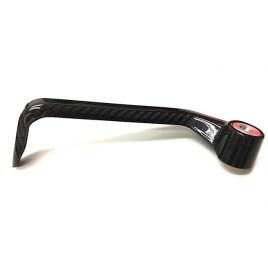 YAMAHA R1/R1M 2015 ON CARBON BRAKE LEVER GUARD (LONG) BY FULLSIX IN TWILL WEAVE