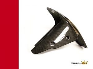 DUCATI SUPERSPORT 2017-19 CARBON FIBRE FRONT MUDGUARD IN PLAIN WEAVE