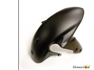 SUZUKI GSXR600/750 2011-17 GSXR1000 2009-16 CARBON FRONT MUDGUARD IN TWILL MATT WEAVE