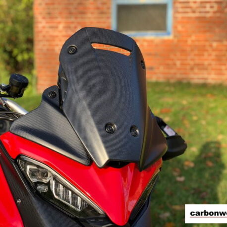 Fitted Carbon Screen To Ducati Multistrada V4
