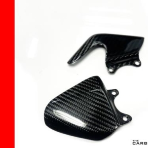 MV AGUSTA F4 750/1000 1999-2009 CARBON HEEL GUARDS IN TWILL GLOSS WEAVE