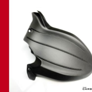 DUCATI MULTISTRADA V4/V4S CARBON REAR MUDGUARD HUGGER IN MATT PLAIN WEAVE