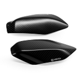 DUCATI PANIGALE V4 V4S STREETFIGHTER MATT TWILL CARBON TANK SLIDERS BY GS CARBOTECH