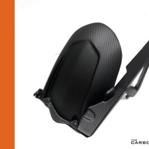 APRILIA RSV4/TUONO V4 2021 TO 2025 CARBON REAR HUGGER AND CHAIN GUARD IN MATT TWILL