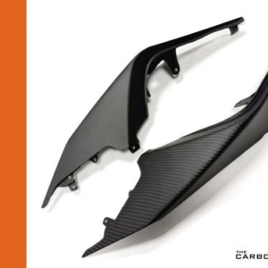 APRILIA RSV4 2021 TO 2025 CARBON REAR SEAT UNIT SIDE PANELS IN MATT TWILL WEAVE