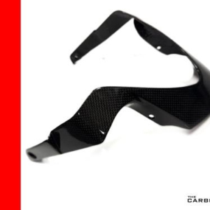 MV AGUSTA F4 FRONT MUDGUARD 2010-16 CARBON REAR SPOILER IN PLAIN GLOSS WEAVE