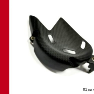 DUCATI PANIGALE V4 STREETFIGHTER V4 CARBON SPROCKET COVER IN MATT PLAIN WEAVE