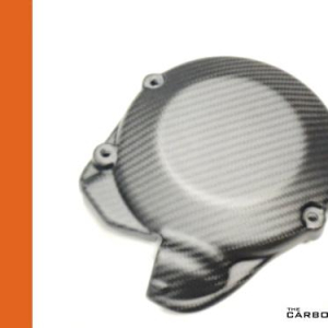 APRILIA RSV4/TUONO 2021 TO 2025 CARBON ENGINE FLYWHEEL SOUNDPROOFING COVER IN MATT TWILL