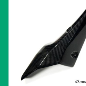 KAWASAKI Z1000 SX 2020-25 CARBON OEM EXHAUST SILENCER HEAT SHIELD IN TWILL GLOSS