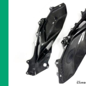 KAWASAKI Z1000 SX 2020-25 CARBON SIDE FAIRINGS INSERTS IN TWILL GLOSS WEAVE