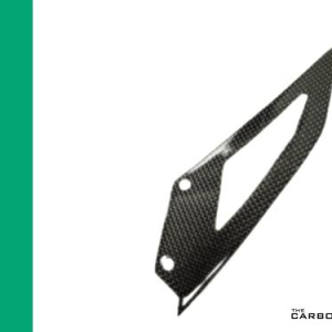 TRIUMPH 675 DAYTONA 2006-12 CARBON LOWER CHAIN GUARD IN PLAIN GLOSS WEAVE