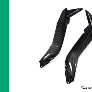 KAWASAKI Z1000 SX 2020-25 CARBON LOWER TANK SIDE FAIRINGS IN TWILL GLOSS WEAVE