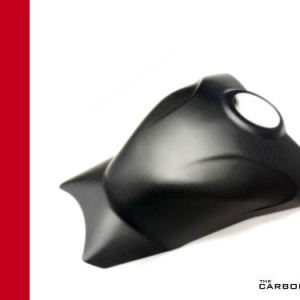 DUCATI PANIGALE V4 22-24 STREETFIGHER V4 23-24 CARBON TANK COVER IN MATT PLAIN WEAVE